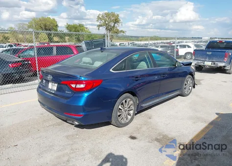 2015 Hyundai Sonata Sport из США, поврежденный, VIN 5NPE34AF3FH031908